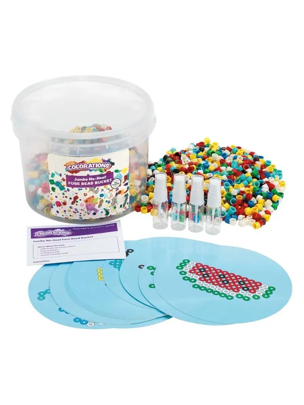 Colorations - Heatless Iron-On Beads - 2500 Beads