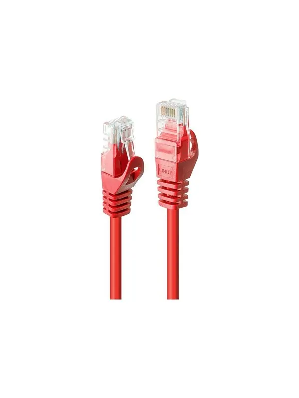Lindy Basic patch cable - 1 m - red - Rød - 1m