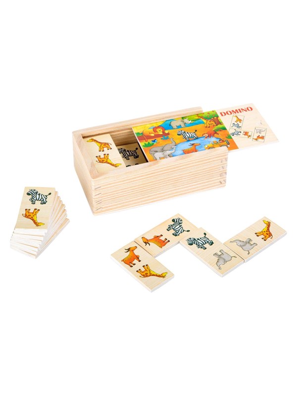 Small Foot - Wooden Domino Game Safari