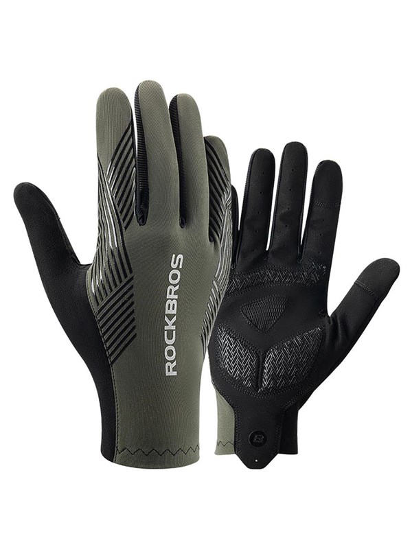 Rockbros cycling gloves spring/summer/autumn full size: S - green
