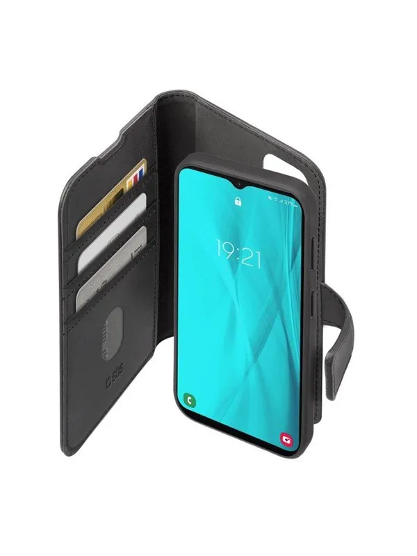 SBS Book Case with Removable Cover for Samsung Galaxy A13 5G® - Black
