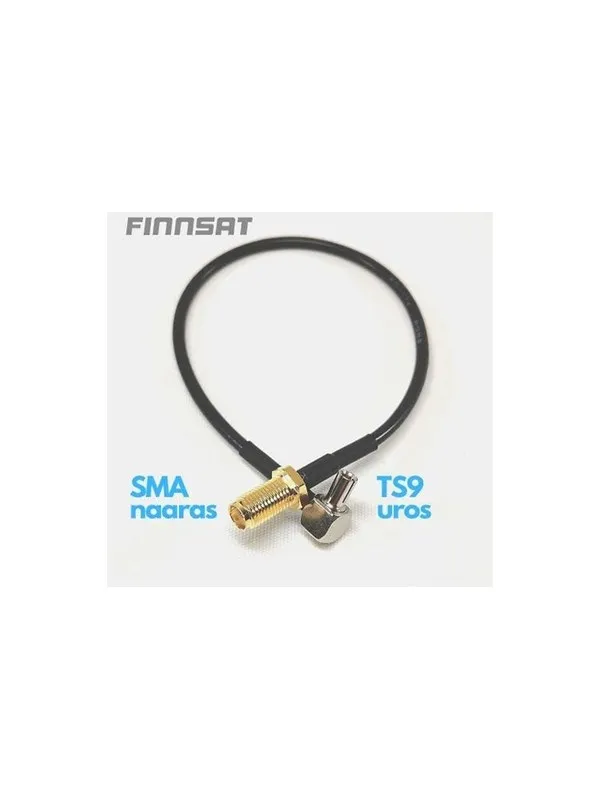 Finnsat adapter cable SMA female - TS9