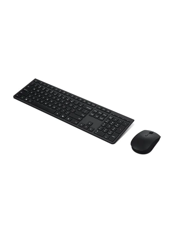 Lenovo Professional - keyboard and mouse set full size - QWERTY - Danish - grey Input Device - Tastatur & Mussett - Dansk - Grå