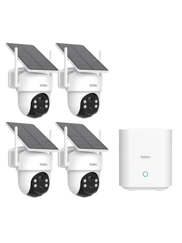Aosu SolarCam D1 Classic Kit - 4 Camera's