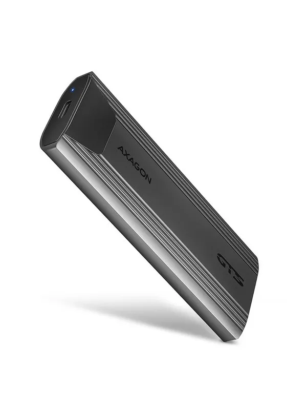 AXAGON SuperSpeed USB-C NVMe M.2 Thin Screwless Box