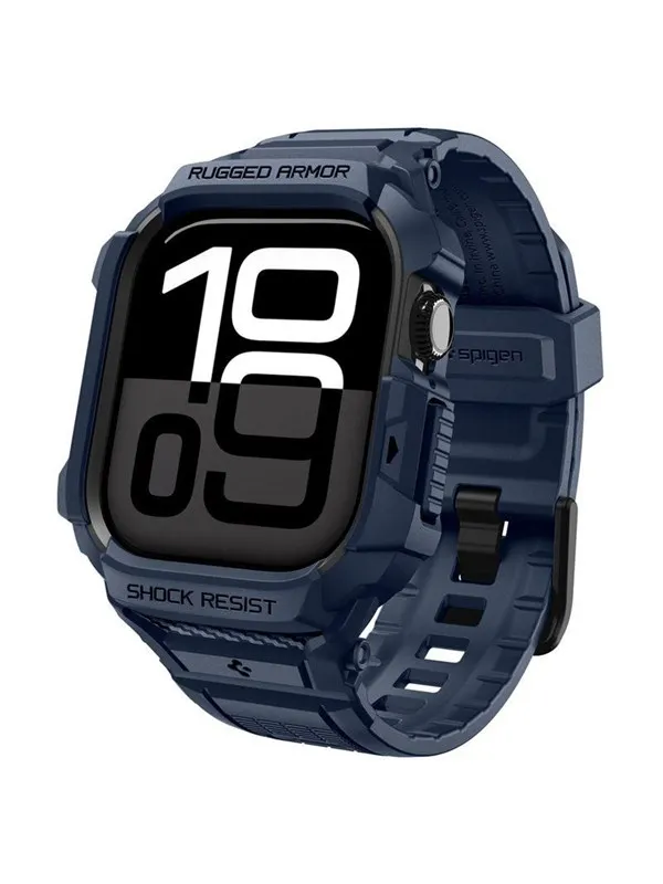 Spigen Rugged Armor Pro 2 - navy blue - Apple Watch 11 42mm
