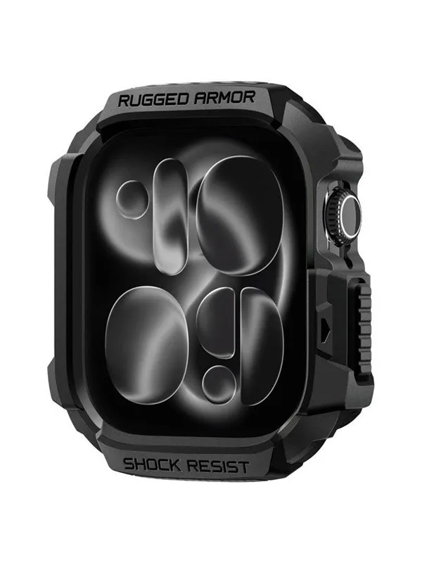 Spigen Rugged Armor 2 - matte black - Apple Watch 11 42mm