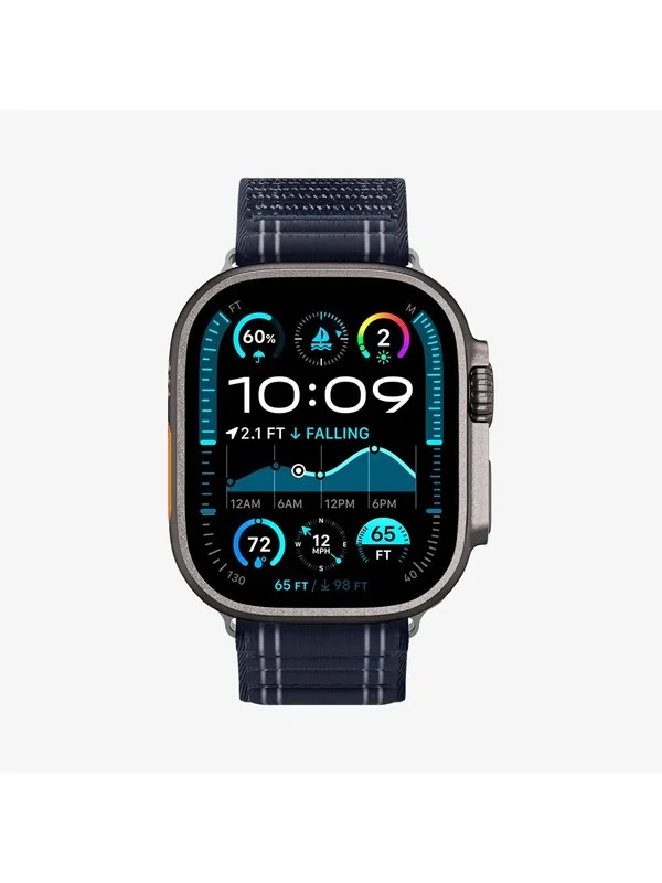 Spigen Fabric Band (hook-and-loop) - navy - Apple Watch 49mm/46mm/45mm/44mm