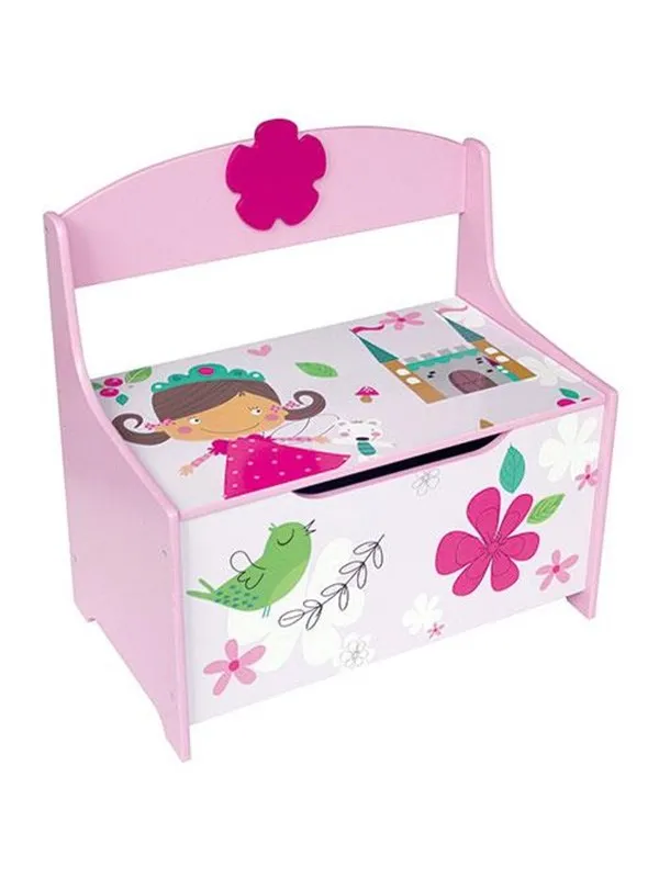 Playwood Wooden Toy Bench - Pink
