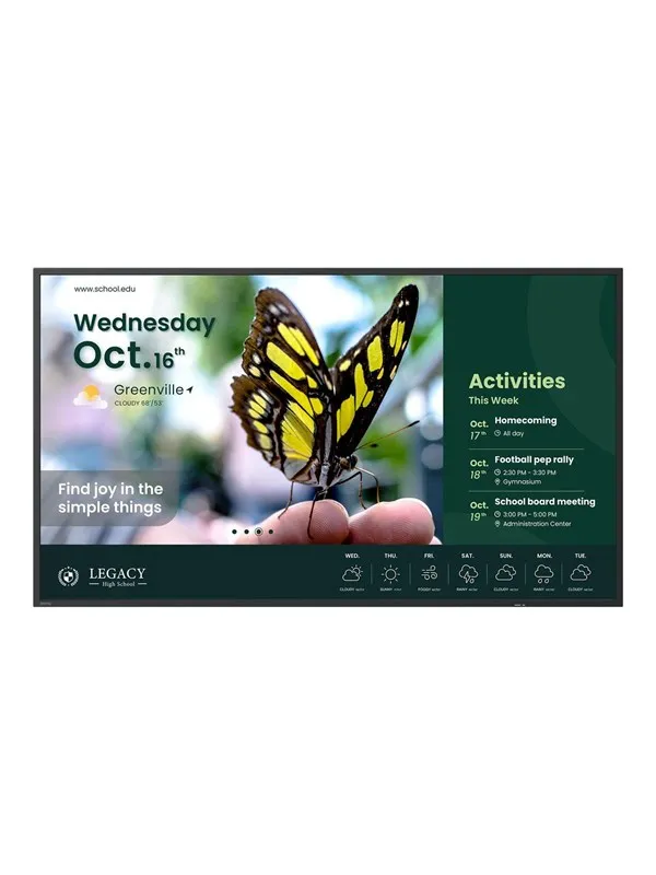 BenQ ST4304 ST04 Series - 43" LED-backlit LCD display - 4K - for digital signage