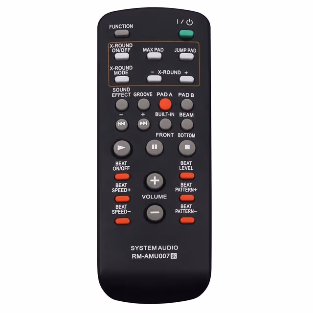 Fjernkontroll utskiftning for RM-AMU007 for Sony Audio System