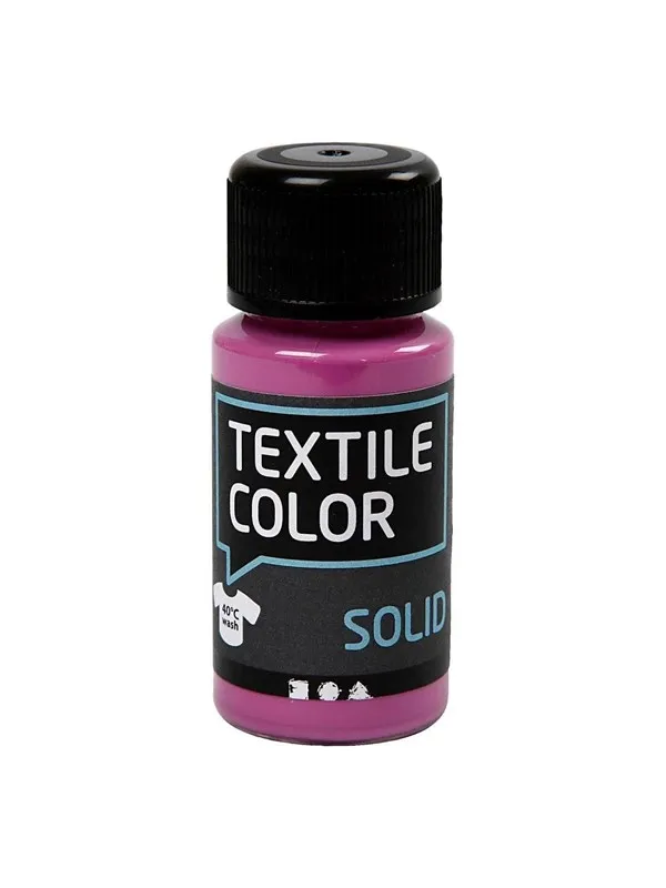 Creativ Company - Textile Color Opaque Textile Paint - Fuchsia 50ml
