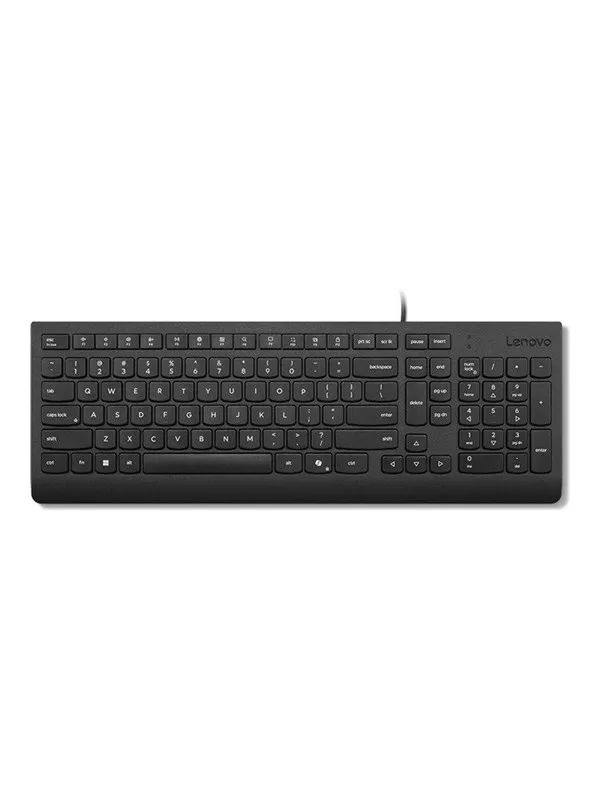 Lenovo Essential - keyboard - QWERTY - US English - black Input Device - Tastatur - Engelsk (USA) - Svart