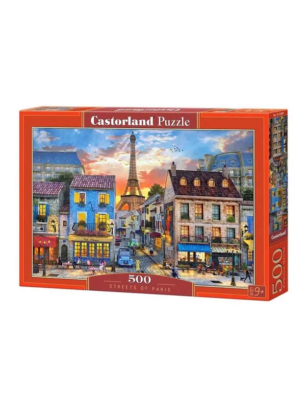 Selecta Play - Castorland Jigsaw Puzzle Streets of Paris 500pcs.