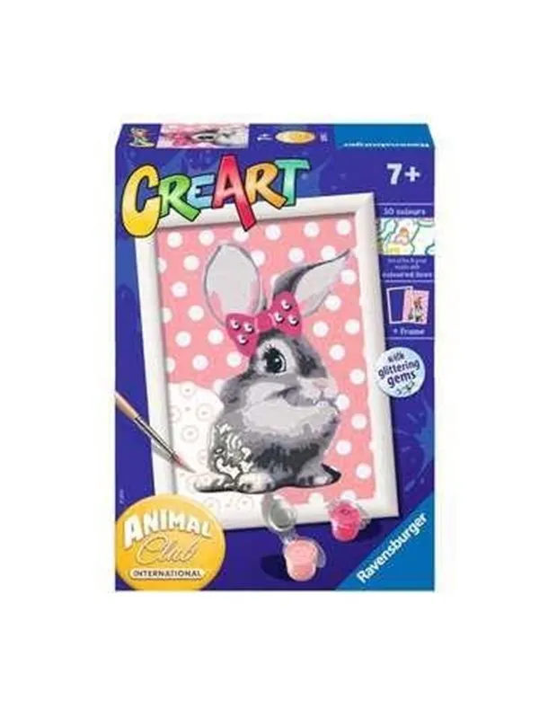 Ravensburger CreArt Paint by Number - Rabbit with Glitter