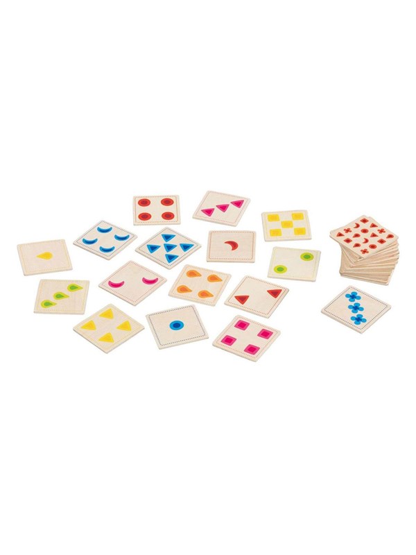 Goki Wooden Colors and Shapes Game 30 pcs.
