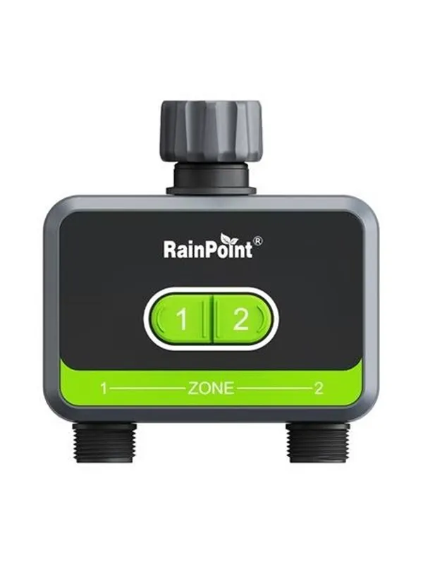 RainPoint 2-Zone Irrigation Controller with App