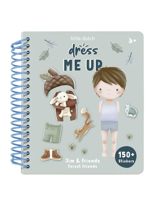 Little Dutch Dress up Sticker book Jim Forest Friends