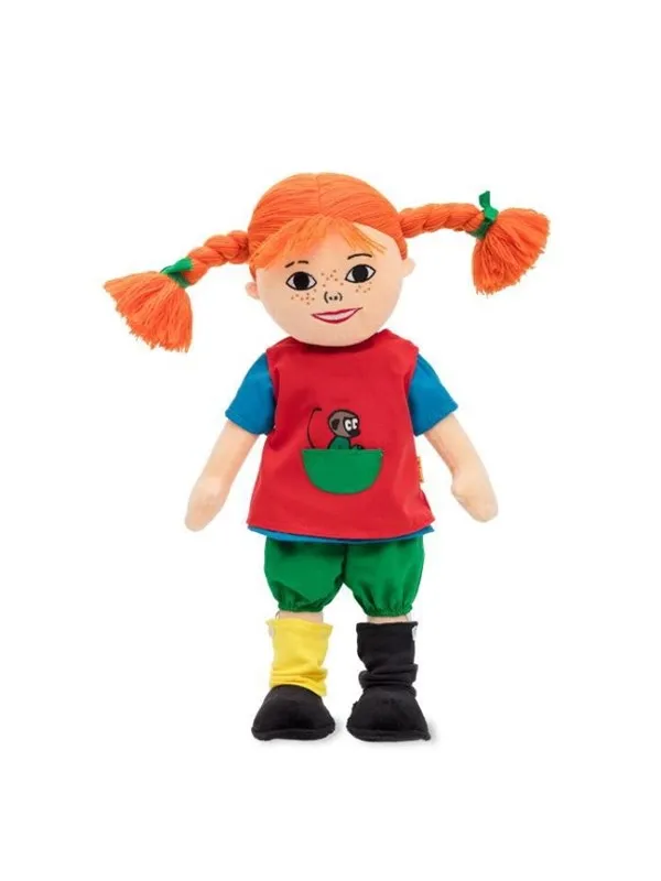 Micki Pippi taledukke 40 cm blød