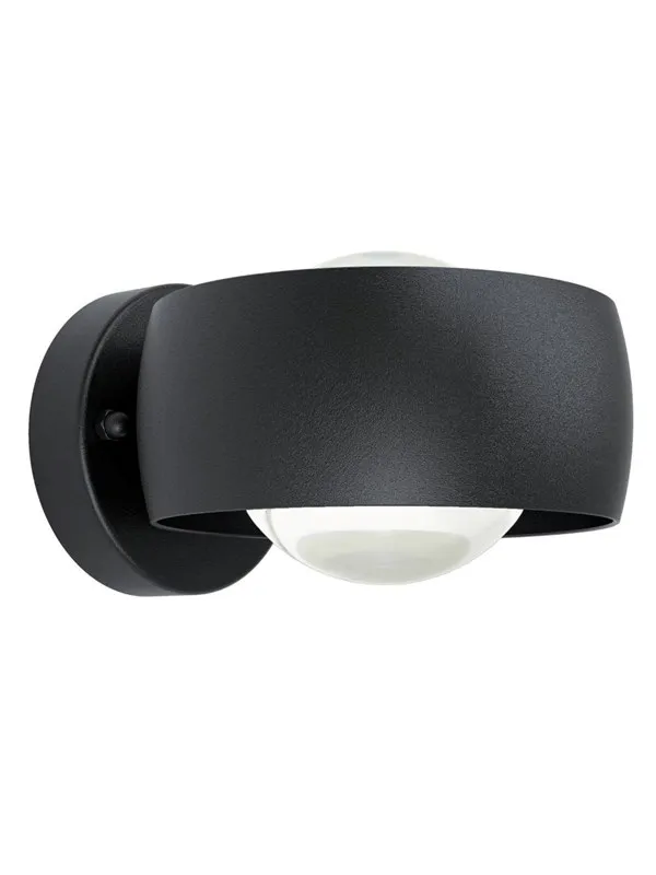 EGLO TREVIOLO 1 UTENDØRS VEGG 2X2.2W 2X230LM IP44 SVART