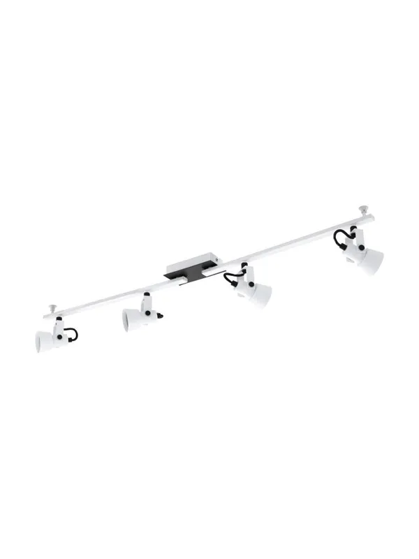 EGLO TRILLO SPOT 4X400LM HVIT/SVART