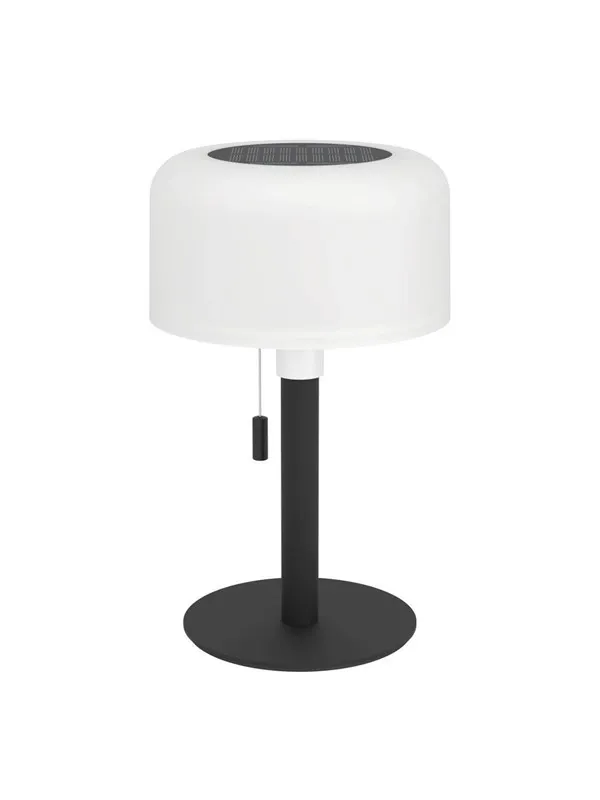 EGLO MONTAPALMA SOLCELLEPLATE RGBW DIMMER HVIT/SVART