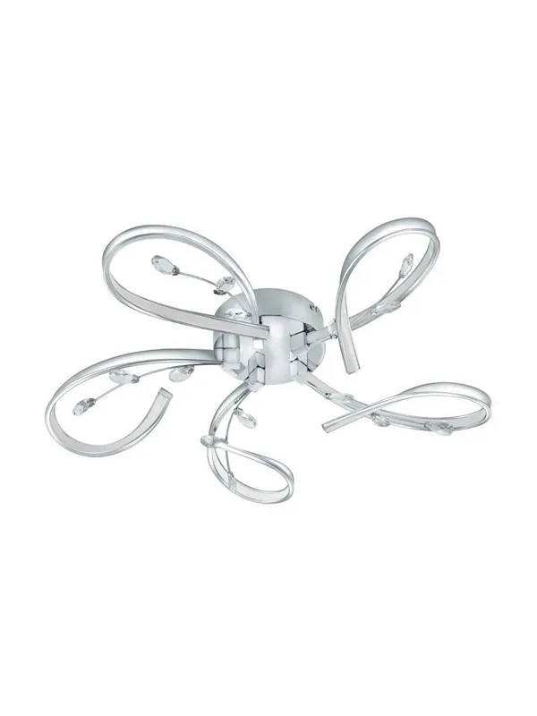 EGLO VALLEMARE TAKLAMPE Ø650 5X800LM KROM
