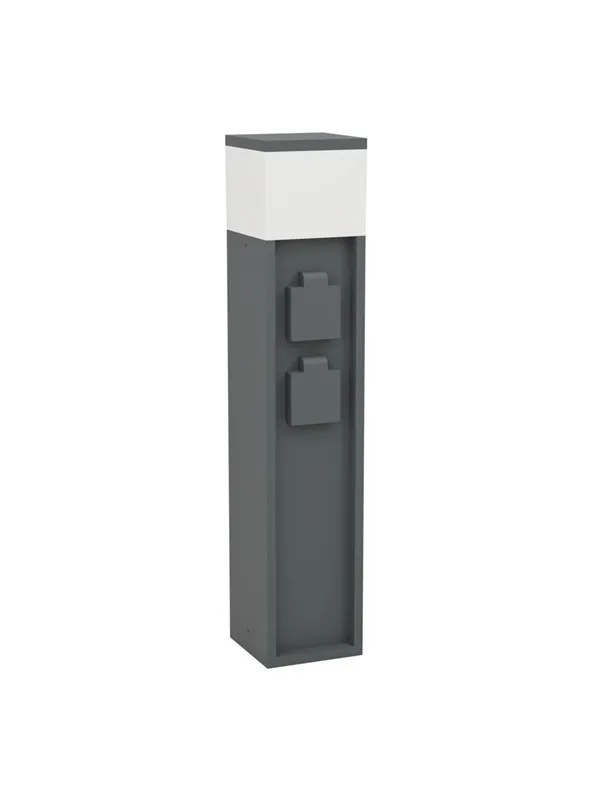 EGLO PARK 5 UTESENG E27 M/2 SCHUKOSTIK IP54 SVART