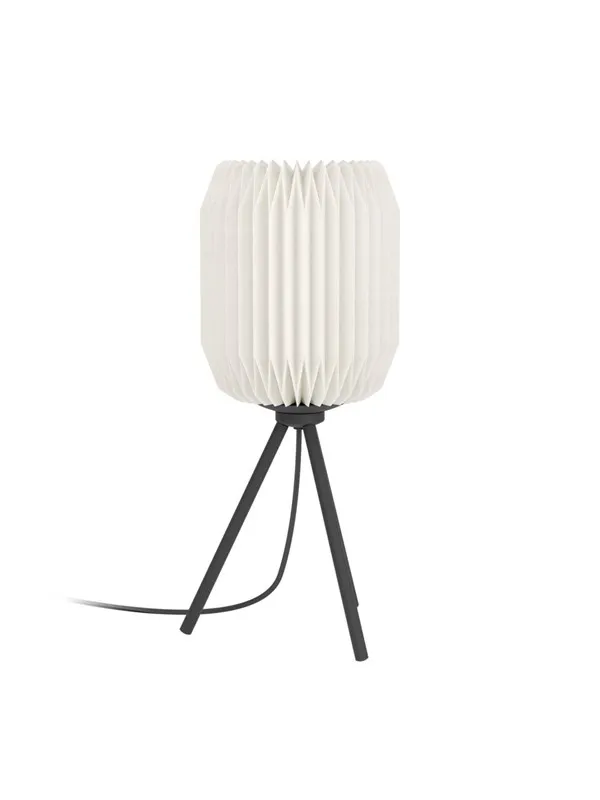 EGLO BELGRAVE BORD H440 E27 SVART/HVIT FSC