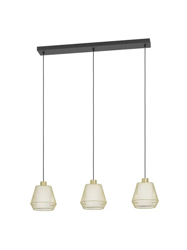 EGLO CIUDADELA LANGBORD 3L E27 SVART/BM