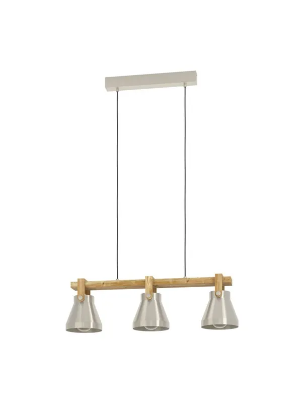 EGLO CAWTON LANGBORD L760 3XE27 MUTTER/BS FSC