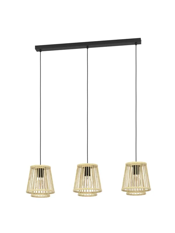 EGLO HYKEHAM LANGBORD 3XE27 L910 NATUR