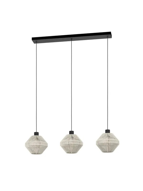 EGLO MIDSUMER LANGBORD L920 3XE27 SVART/KREMFARGET
