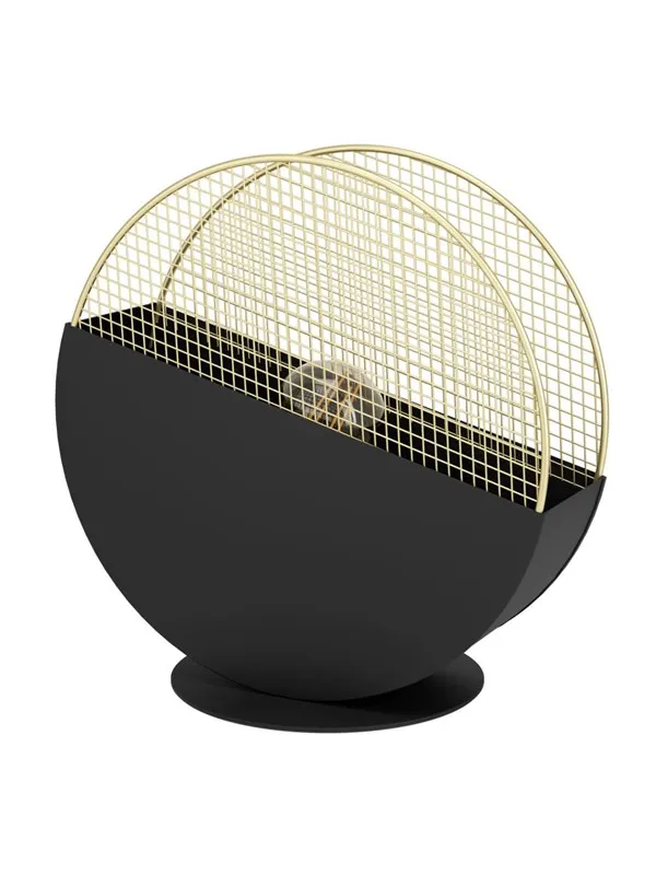 EGLO MUMLES BORD E27 H285 SVART/GULL