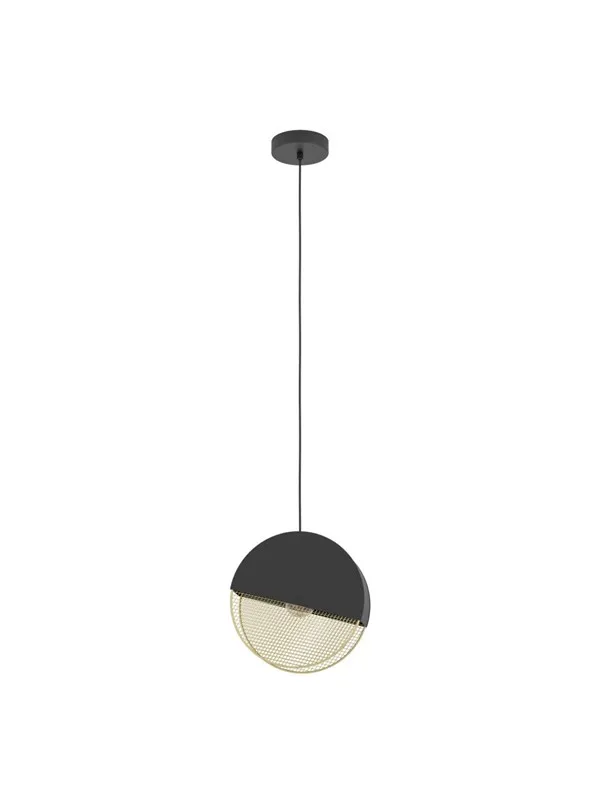 EGLO MUMBLES ANHENG E27 Ø285 SVART/GULL