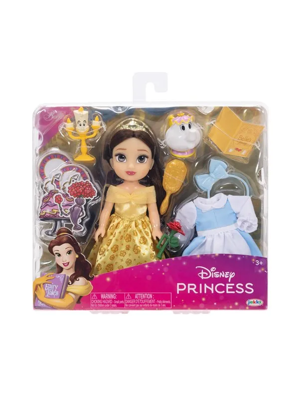 Jakks DISNEY PRINCESS  Be Our Guest Belle Doll 15cm