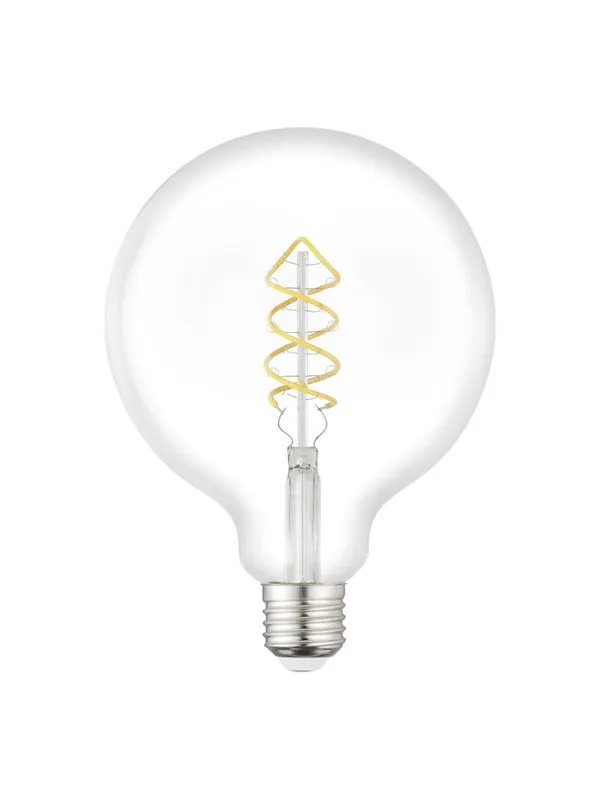 EGLO LED-lyspære G125 SPIRAL 7.3W 806LM 2700K KLAR E27
