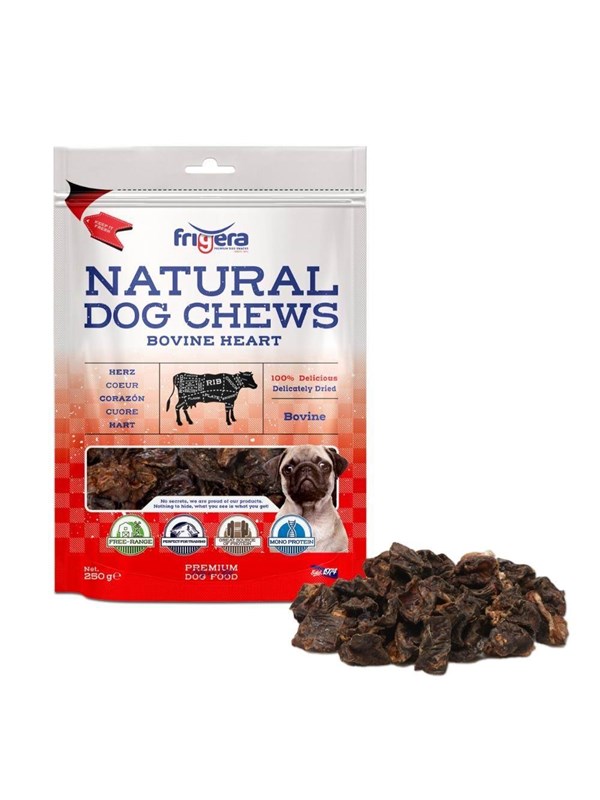 Frigera - Dog Chews Bovine hearts 250gr
