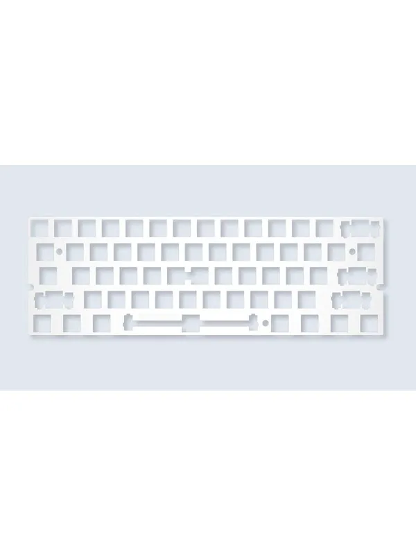 Wooting 60HE PC Switch Plate - Oppgrader tilbehør - ANSI - Hvit