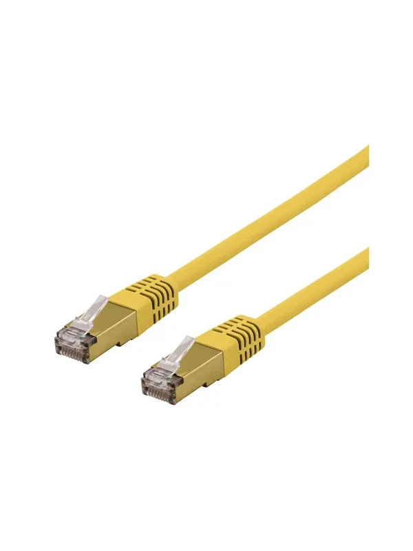 Deltaco SFTP-63GLAH - patch cable - 3 m - yellow - Gul - 3m