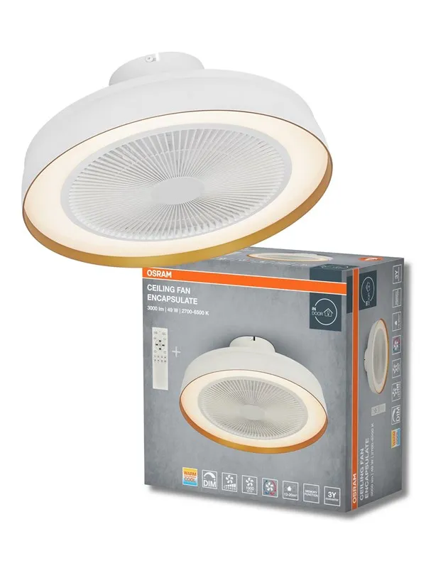 Osram Ceiling Fan Compact 3000lm 49W/CCT 480mm white