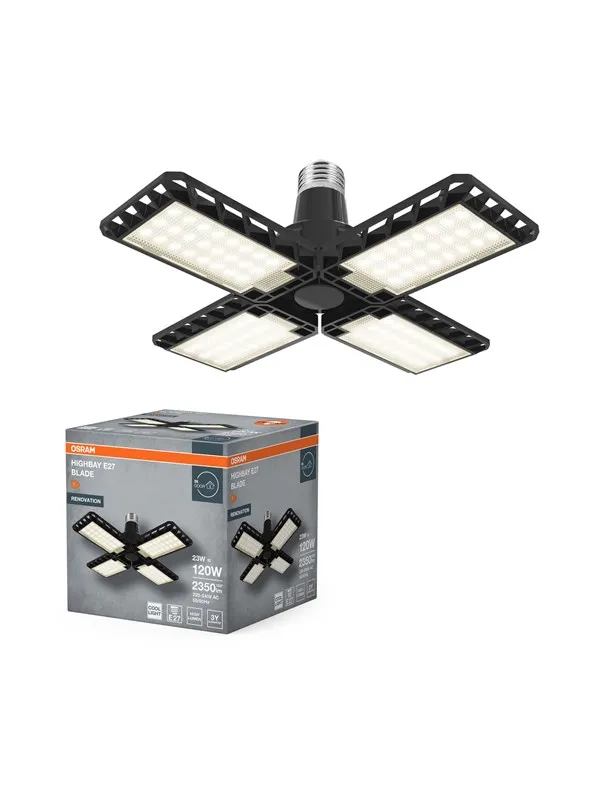 Osram LED-lyspære Floodlight High Bay 2100lm 24W/840 black E27