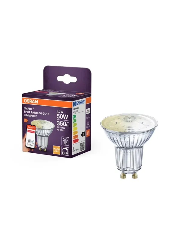 Osram  SMART+ PAR16 350lm 4.7W/827 (50W) GU10 36° Zigbee