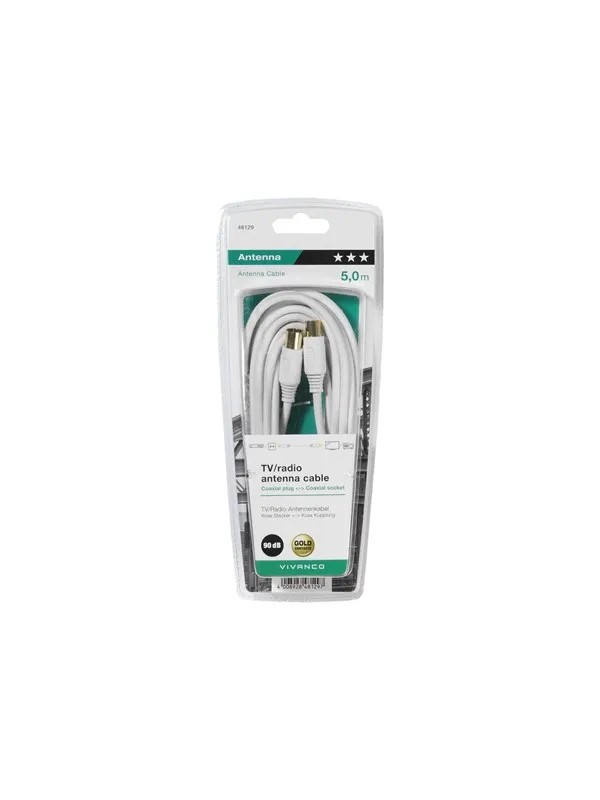 Vivanco 48/20 50GW - antenna extension cable - 5 m
