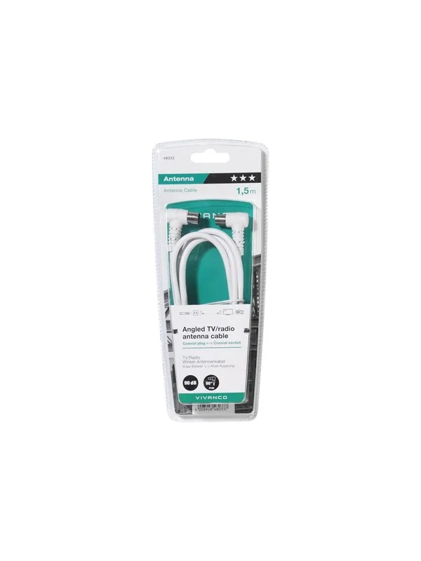 Vivanco 48/20 15WW - antenna extension cable - 1.5 m