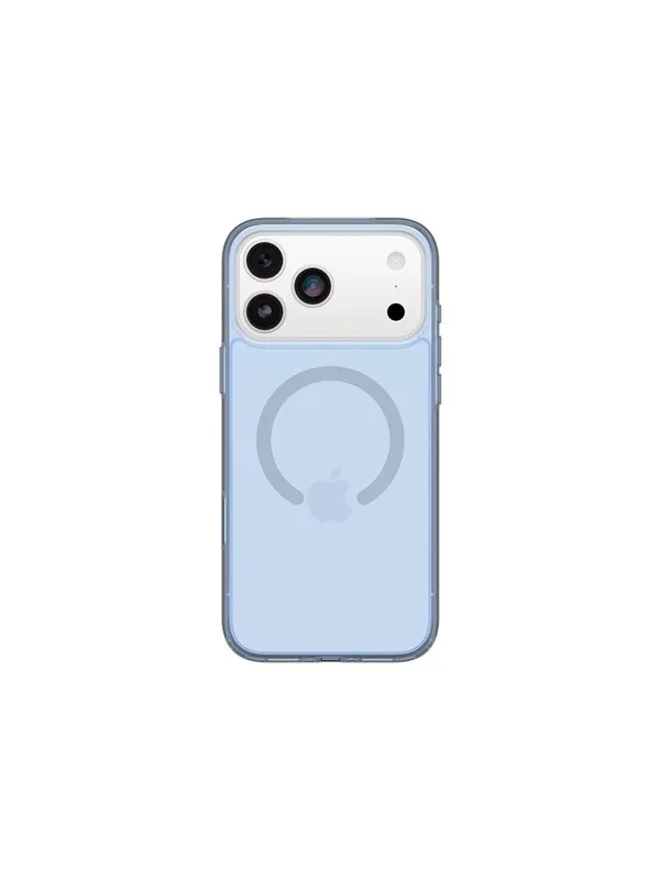 OtterBox Symmetry Clear MagSafe Camera Control Apple iPhone 17 Pro Max Silver Glade - blue