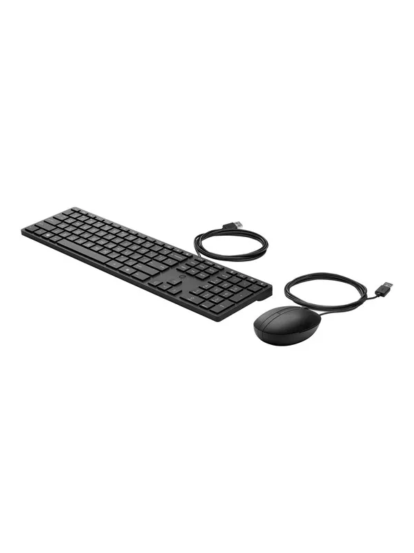 HP Desktop 320MK - Tastatur & Mussett - Engelsk - Svart