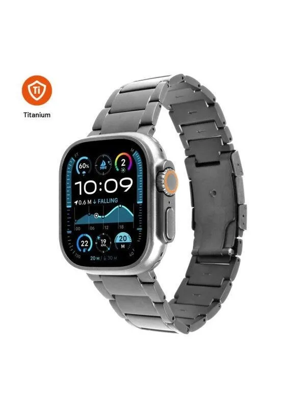 FIXED Titanium Strap for Apple Watch 42/44/45/46/49mm Natural Titanium