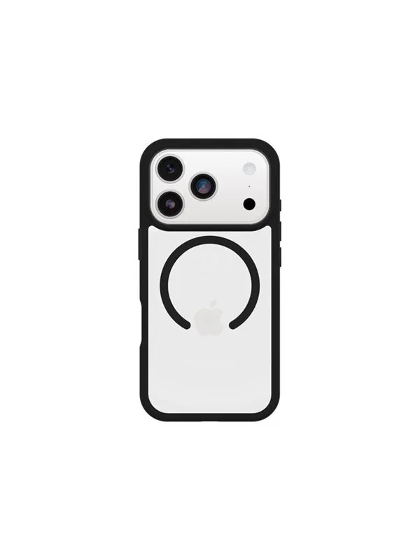 OtterBox React MagSafe Apple iPhone 17 Pro Black Crystal - clear/black