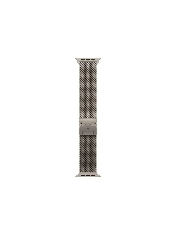 Apple 49mm Natural Titanium Milanese Loop - Medium